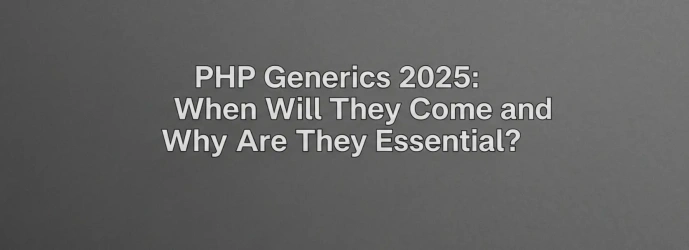 PHP Generics 2025: When Will They Come and Why Are They Essential?